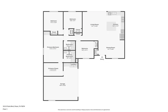 $375,000 | 1512 East Park Boulevard, Plano, TX 75074