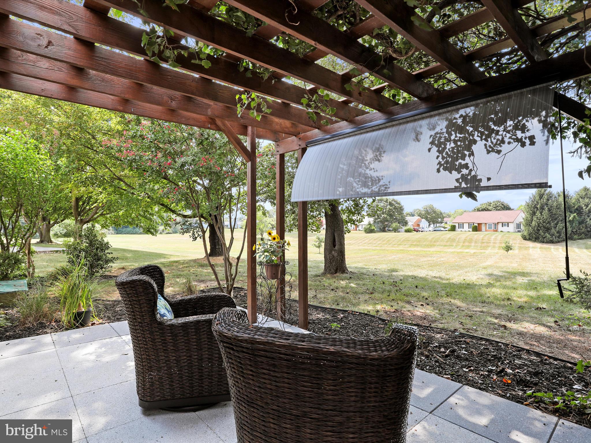 7041 Catalpa Road Frederick, MD 21703 - Photo 36 of 42 Lovely Pergola facing Open Green space