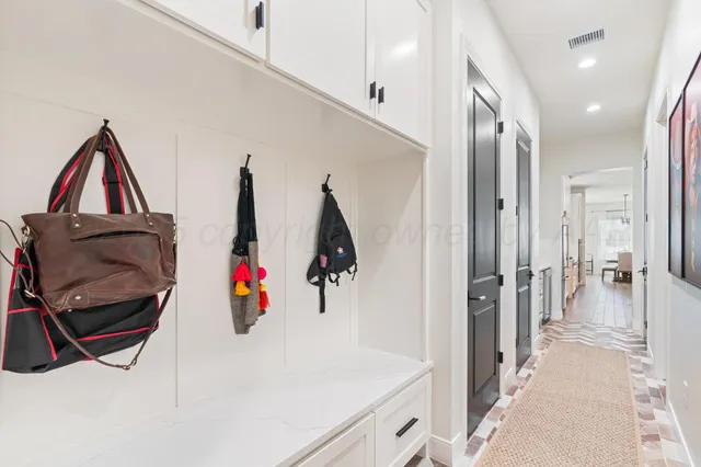 a view of storage and utility room