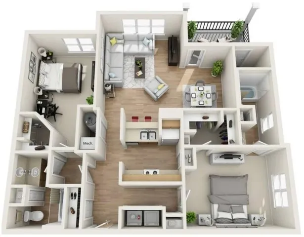 $1,995 | 7150 Peachtree Dunwoody Road, Unit 612, Atlanta, GA 30328