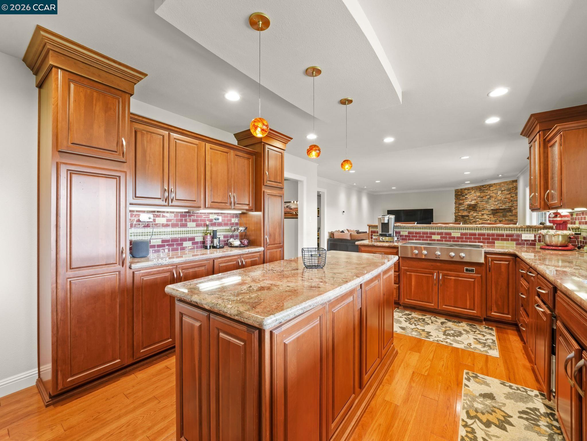 5900 High Street Clayton, CA 94517 - Photo 11 of 46 a kitchen with stainless steel appliances granite countertop a stove and a refrigerator