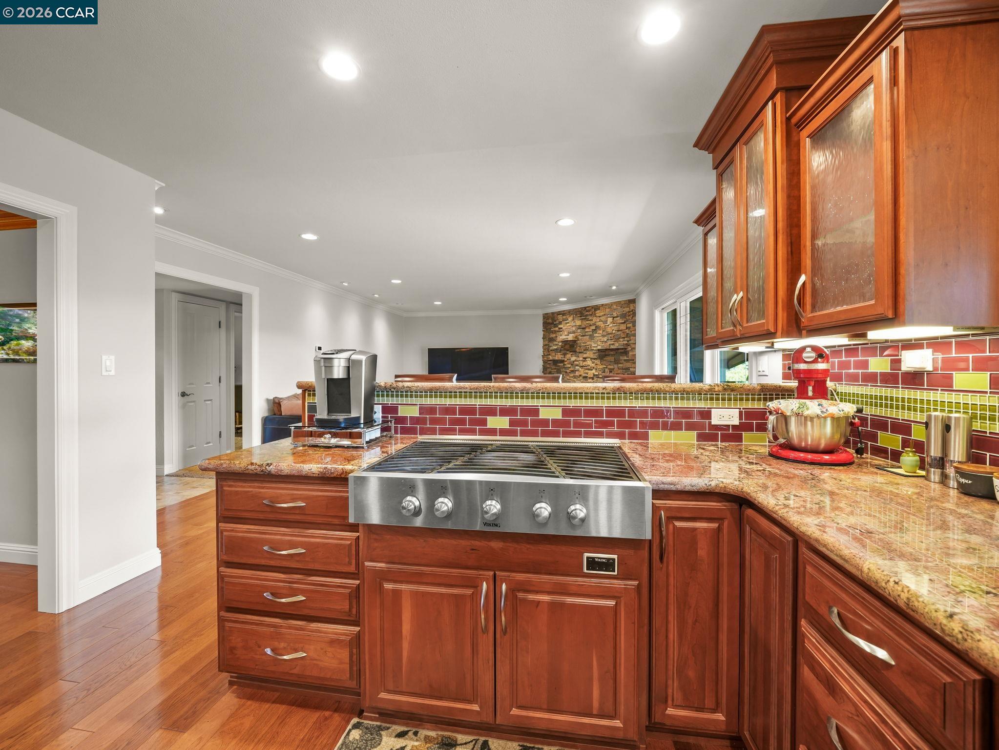 5900 High Street Clayton, CA 94517 - Photo 14 of 46 a kitchen with stainless steel appliances granite countertop a stove and a sink