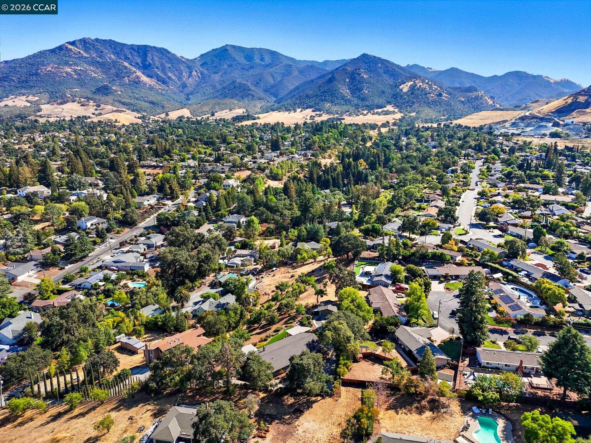 5900 High Street Clayton, CA 94517 - Photo 45 of 46 a view of a city with a mountain