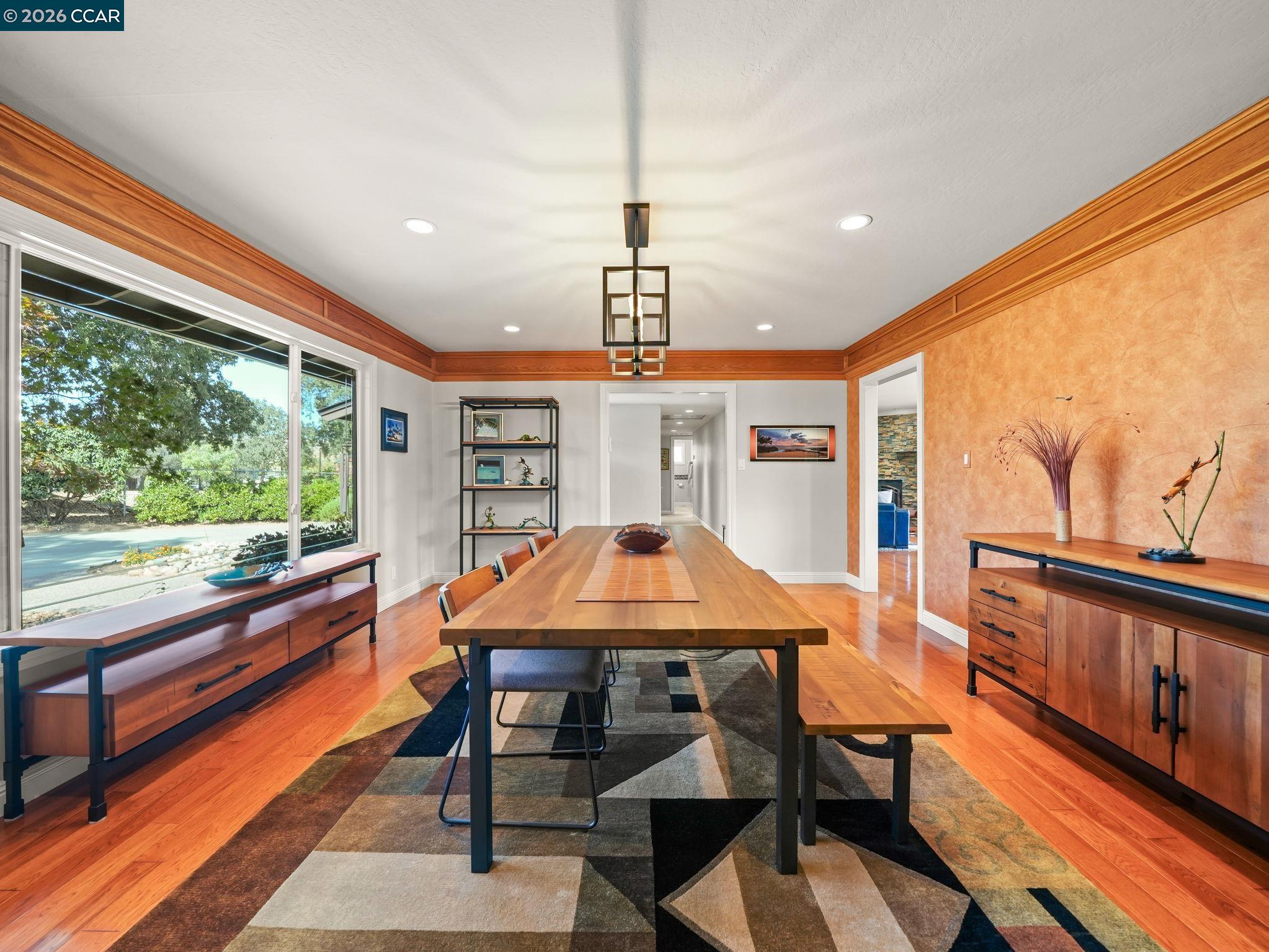 5900 High Street Clayton, CA 94517 - Photo 7 of 46 a view of a dining room with furniture window and wooden floor