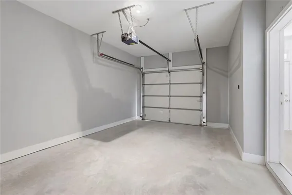 a view of wooden balcony