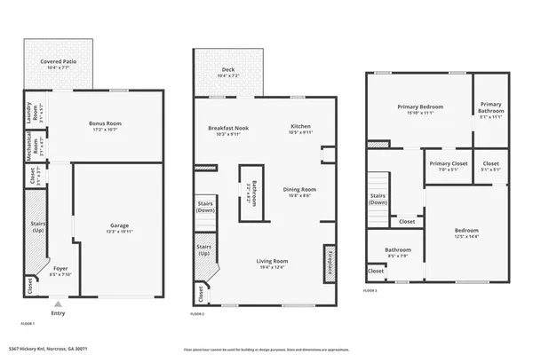 $299,000 | 5367 Hickory Knoll Northwest, Norcross, GA 30071