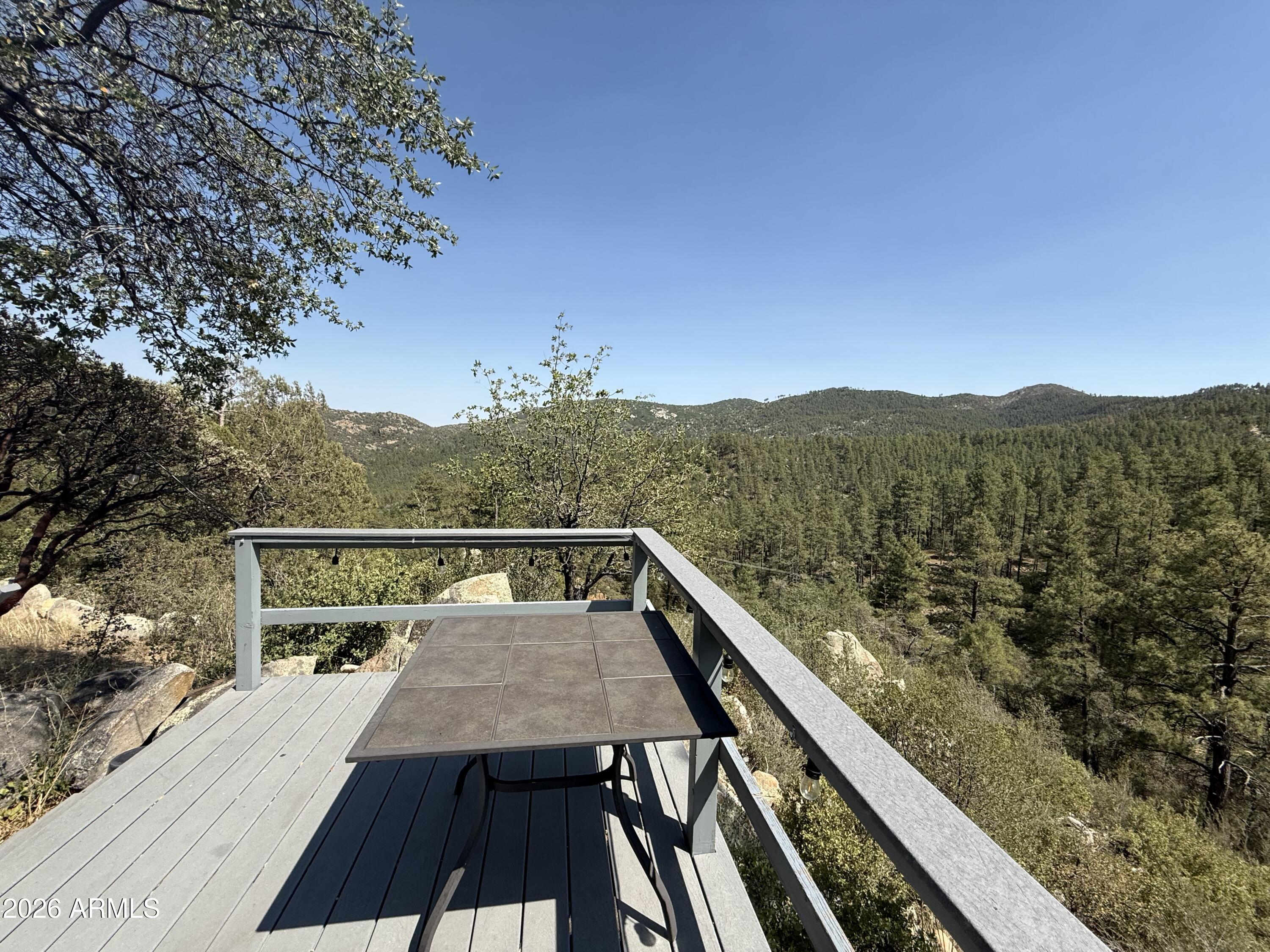 6687 Mountain View Road Crown King, AZ 86343 - Photo 16 of 18 a view of balcony and yard
