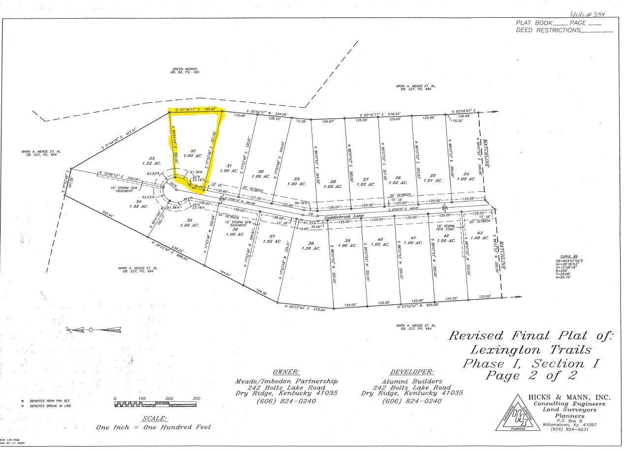 Lot 32 Saddlebrook Lane Dry Ridge, KY 41035 - Photo 1 of 17