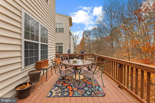 a backyard of a house with seating space