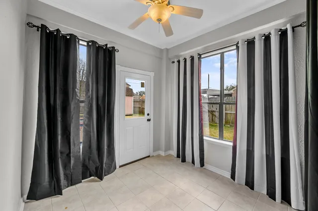 a view of closet area