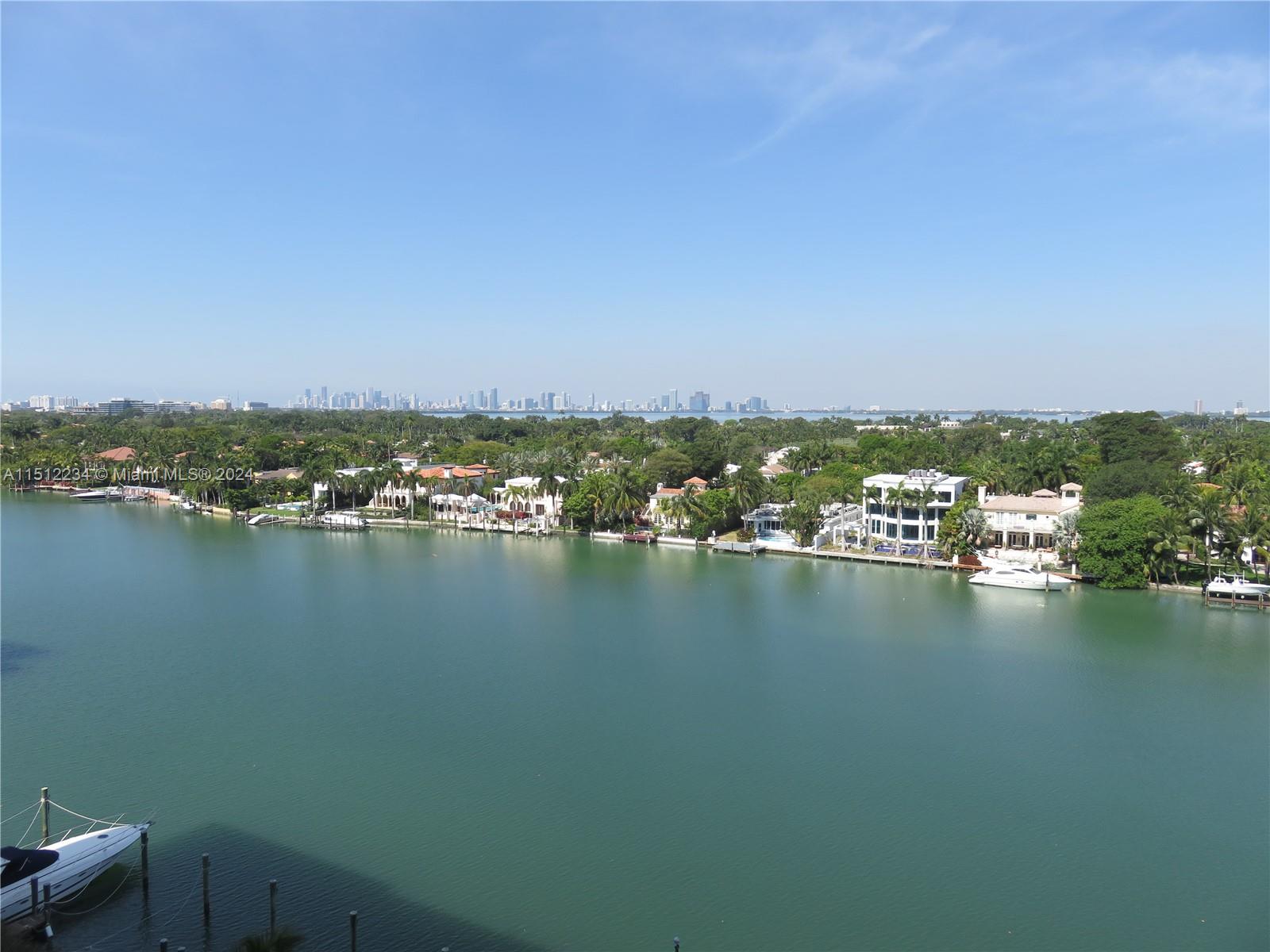 an aerial view of city and lake view