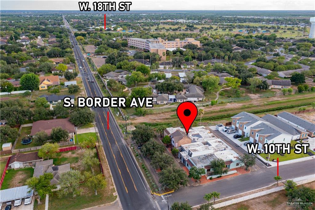 1004 South Border Avenue Weslaco, TX 78596 - Photo 18 of 20 an aerial view of residential houses and city street