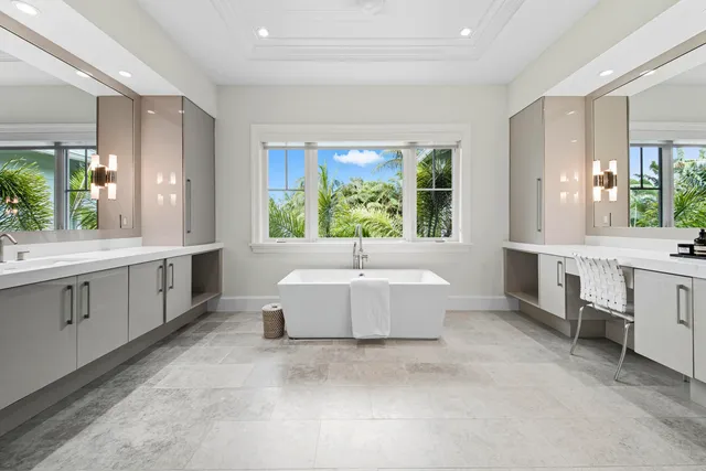 a bathroom with a shower and a sink