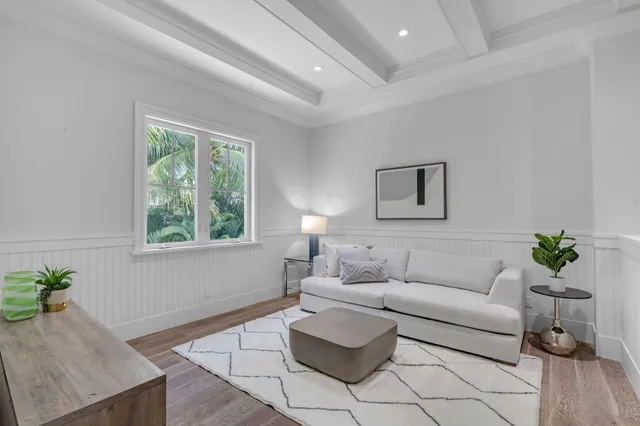 a view of a city and a mountain view