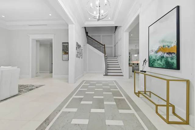 a view of entryway and hall