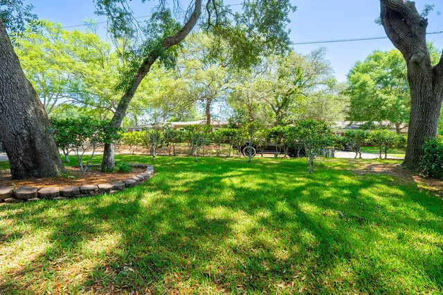 a view of a house with a garden