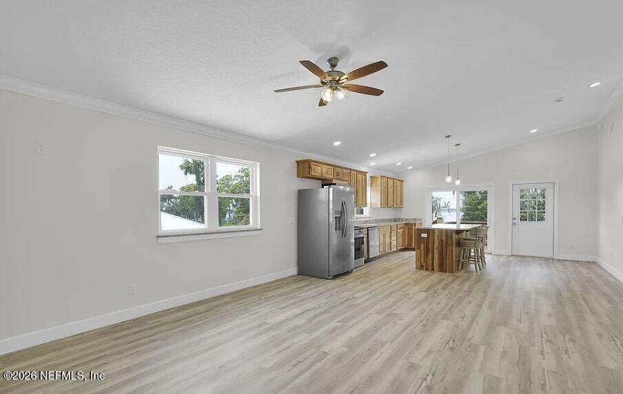 159 Mays Cove Road East Palatka, FL 32131 - Photo 39 of 49 a view of kitchen with furniture and wooden floor