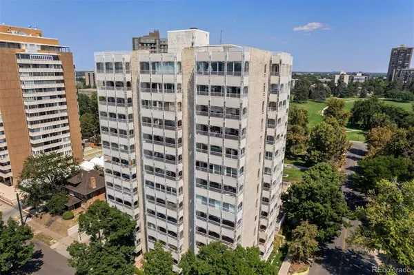 a front view of a building