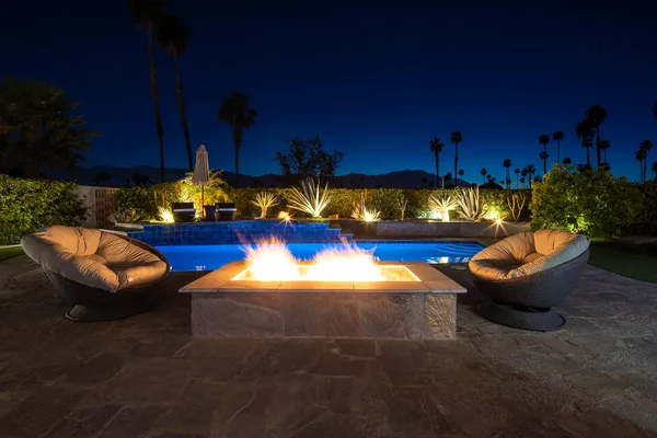 a outdoor space with patio lots of furniture