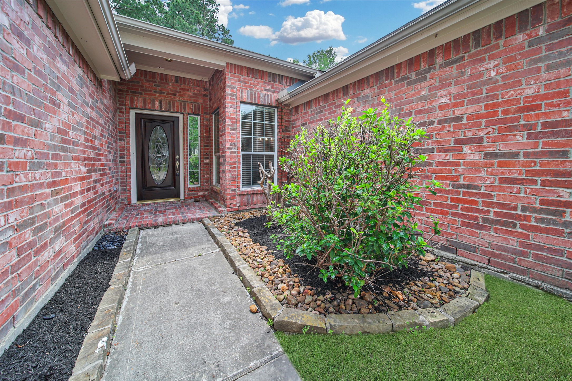 14526 Red Tailed Hawk Lane Houston, TX 77044 - Photo 35 of 40 a view of a backyard with plants