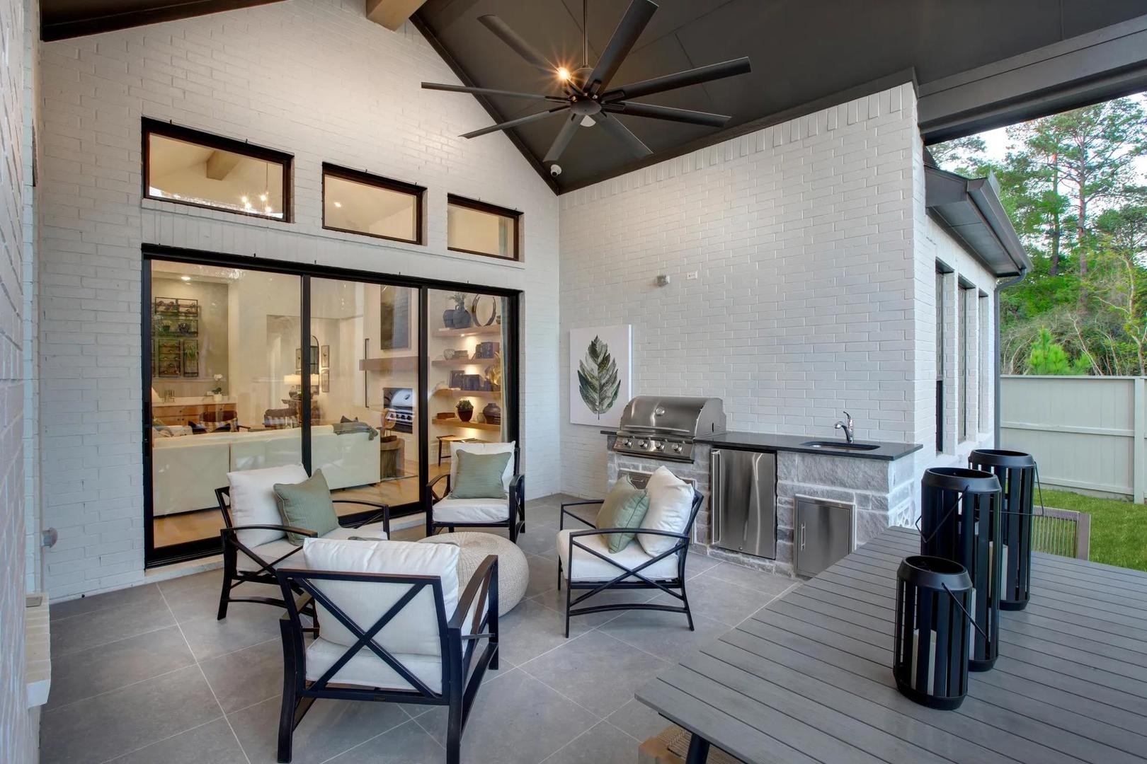 103 Shoveler Duck Way Magnolia, TX 77354 - Photo 23 of 31 The Leighton Outdoor Living Area