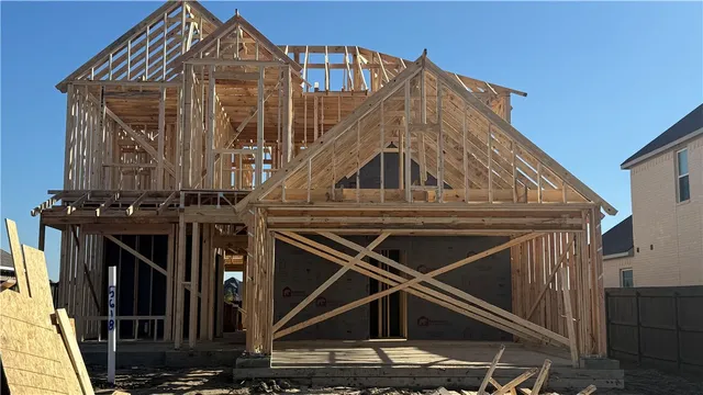 a view of a house with street