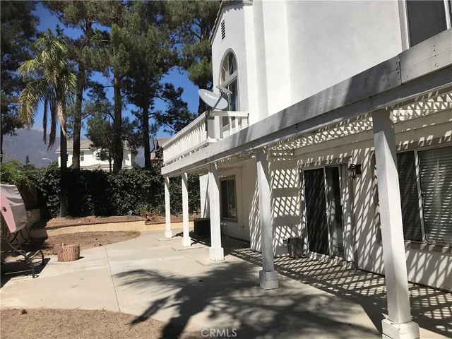 a view of a building with a outdoor space