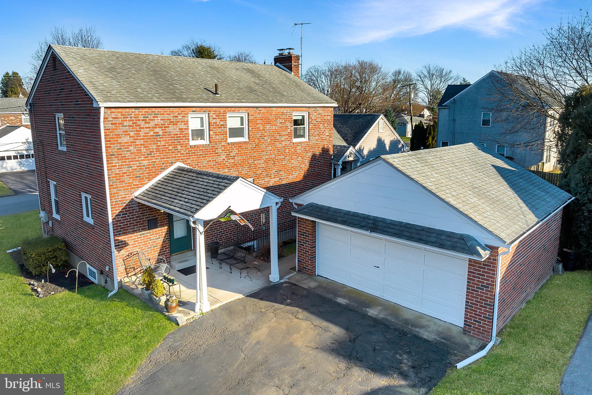 320 Hill Road Havertown, PA 19083 - Photo 3 of 77 Driveway/porch/2 car garage