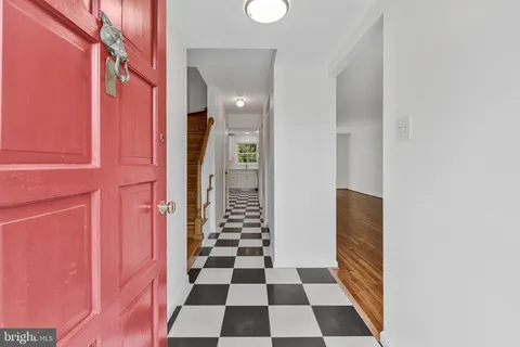 a view of a entryway with a rug