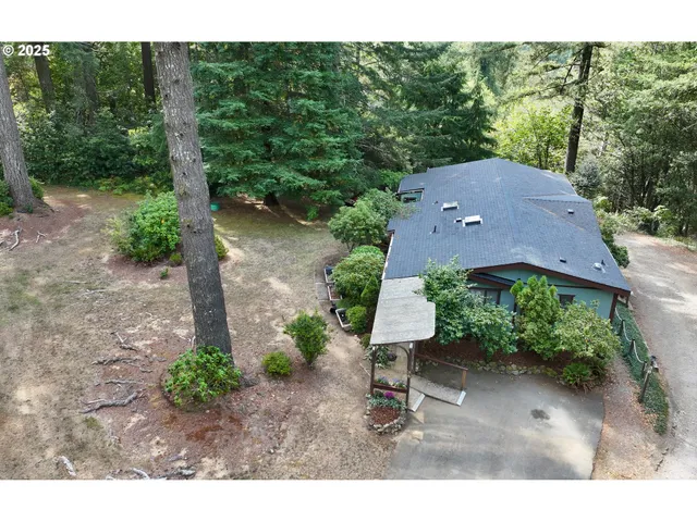 a view of a chairs in a patio