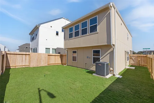 a view of a backyard with a garden