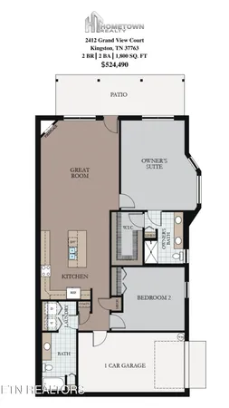$479,900 | 2412 Grand Vw Court, Kingston, TN 37763