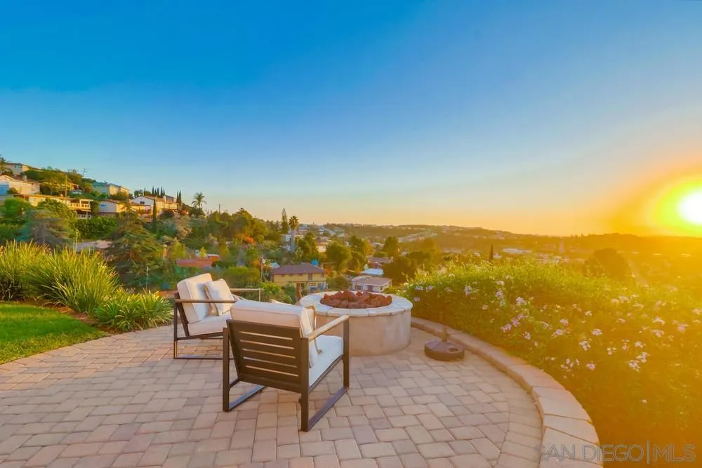 7970 Pasadena Avenue La Mesa, CA 91941 - Photo 34 of 38 a view of a terrace with two chairs and a table