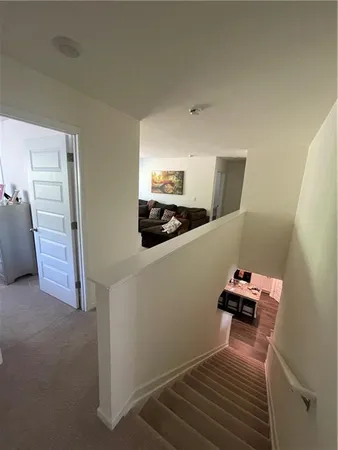 a room with furniture and a window