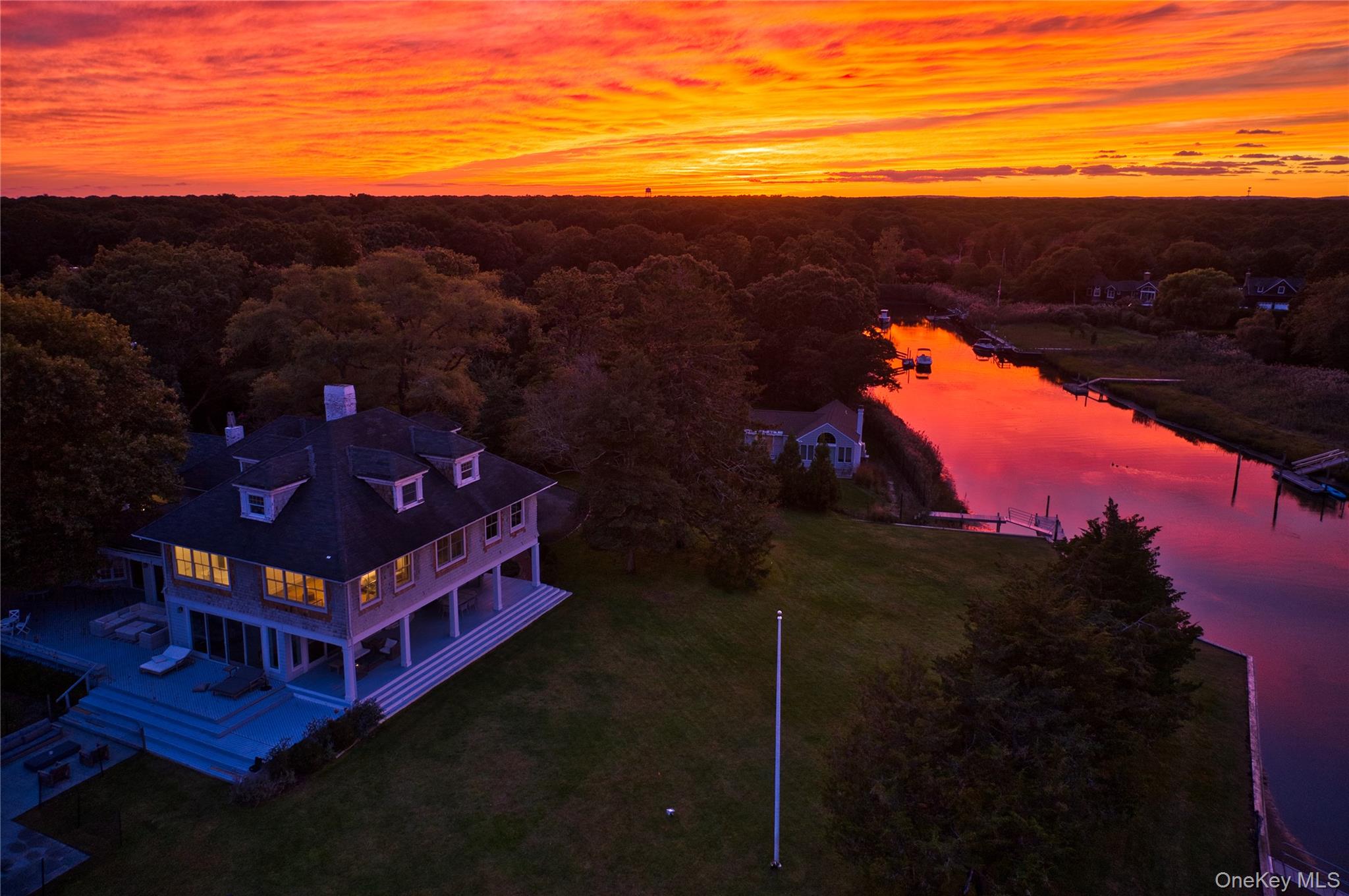 11 Bay Road Quogue, NY 11959 - Photo 41 of 41 a view of a balcony with a ocean view