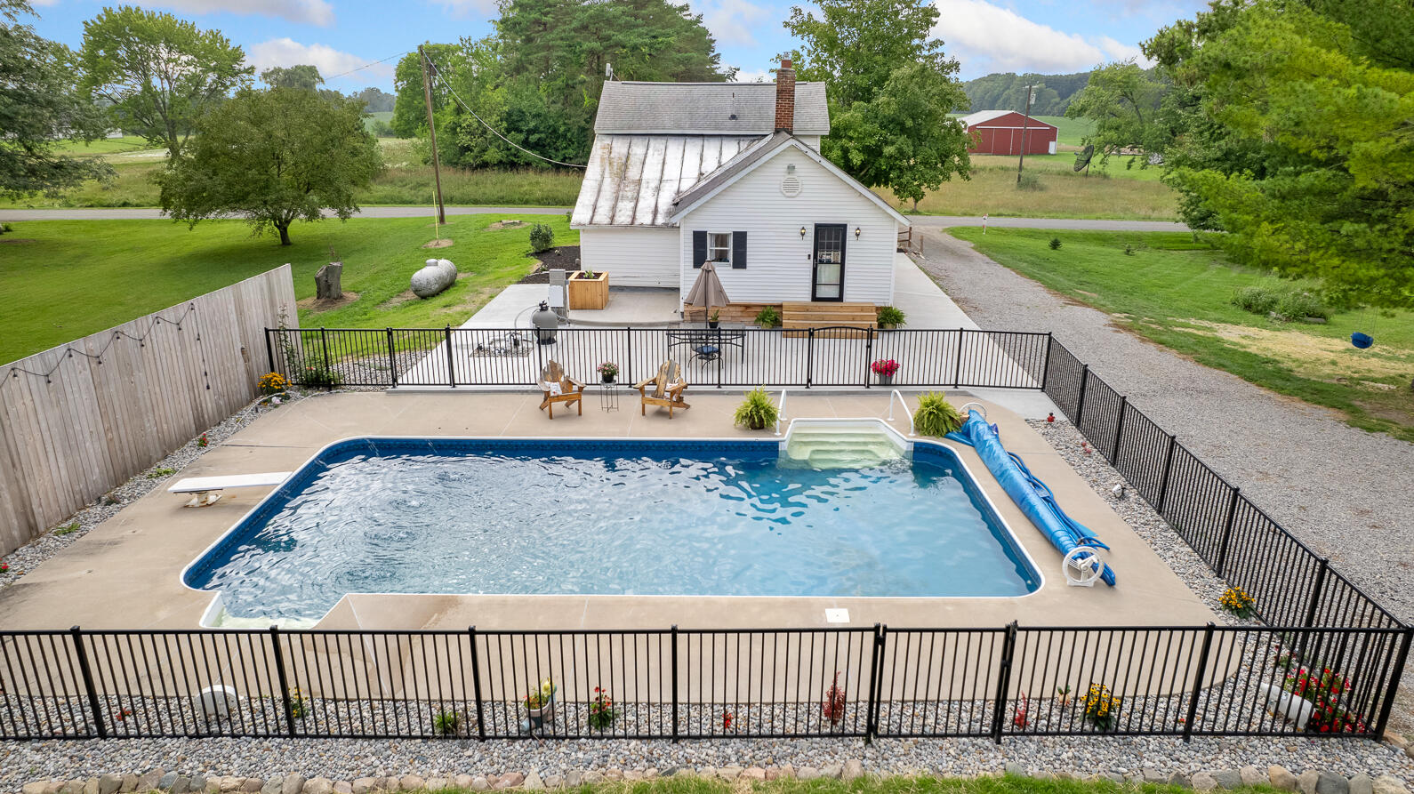 696 Burkley Road Mason, MI 48854 - Photo 35 of 76 696 Burkley Mason MI (Aerial Photos)-10