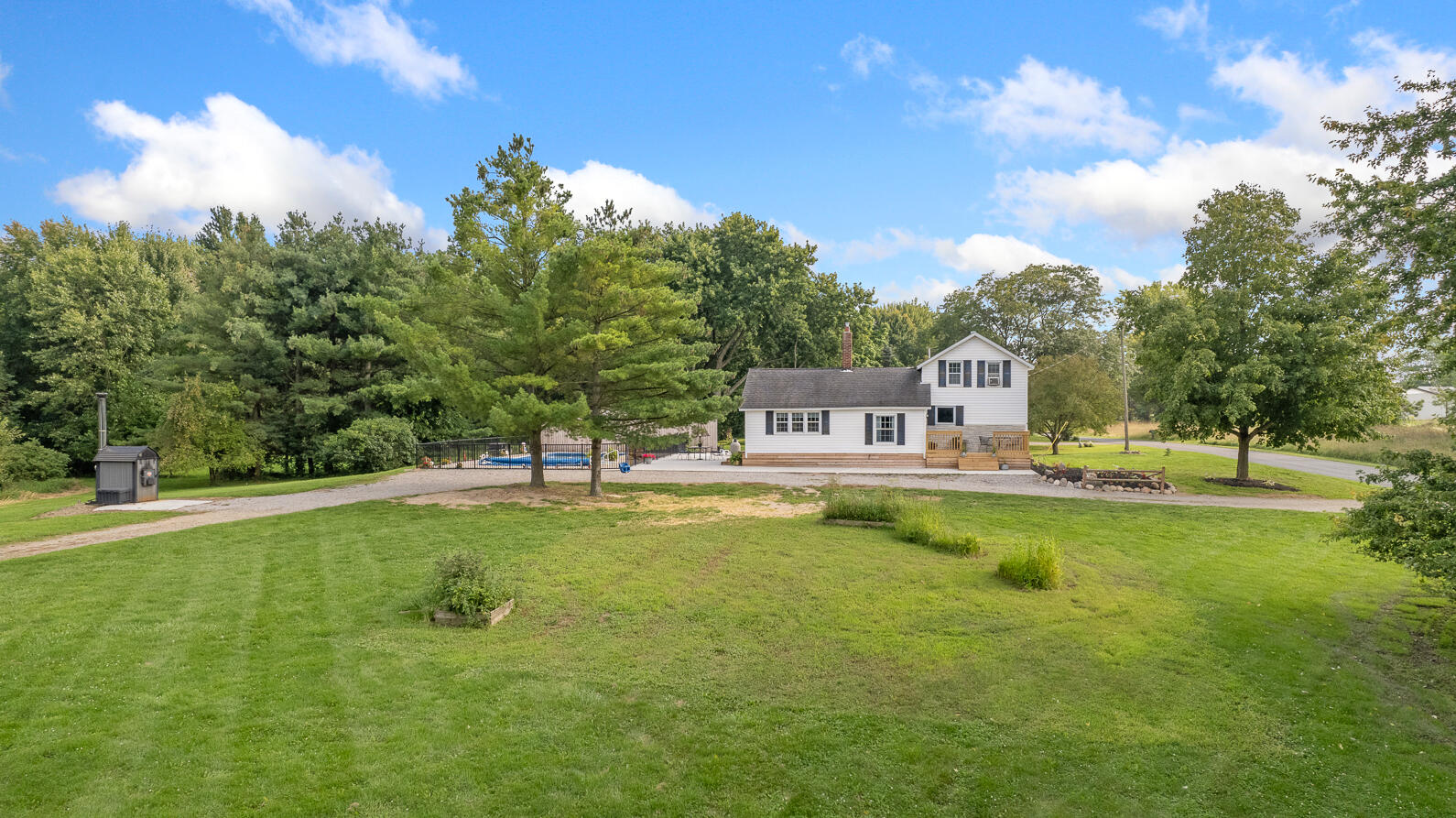 696 Burkley Road Mason, MI 48854 - Photo 64 of 76 696 Burkley Mason MI (Aerial Photos)-01