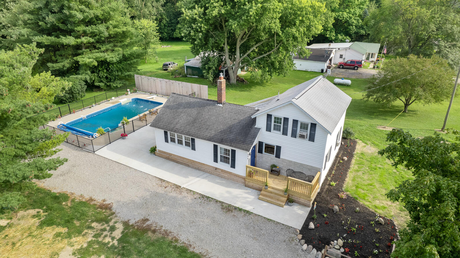 696 Burkley Road Mason, MI 48854 - Photo 68 of 76 696 Burkley Mason MI (Aerial Photos)-07