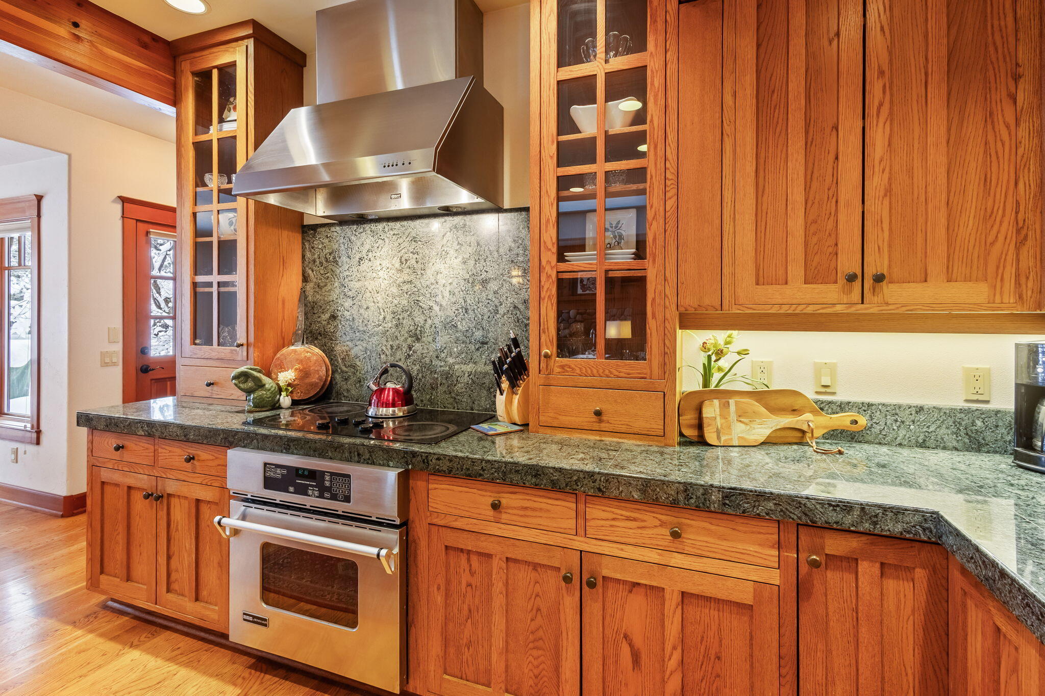 26236 Southwest Pine Lodge Road Camp Sherman, OR 97730 - Photo 24 of 77 Stainless steel appliances and display cabinets
