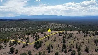 Hilltop Pioche, NV 89043 - Photo 3 of 21 Bird's eye view featuring a mountain view