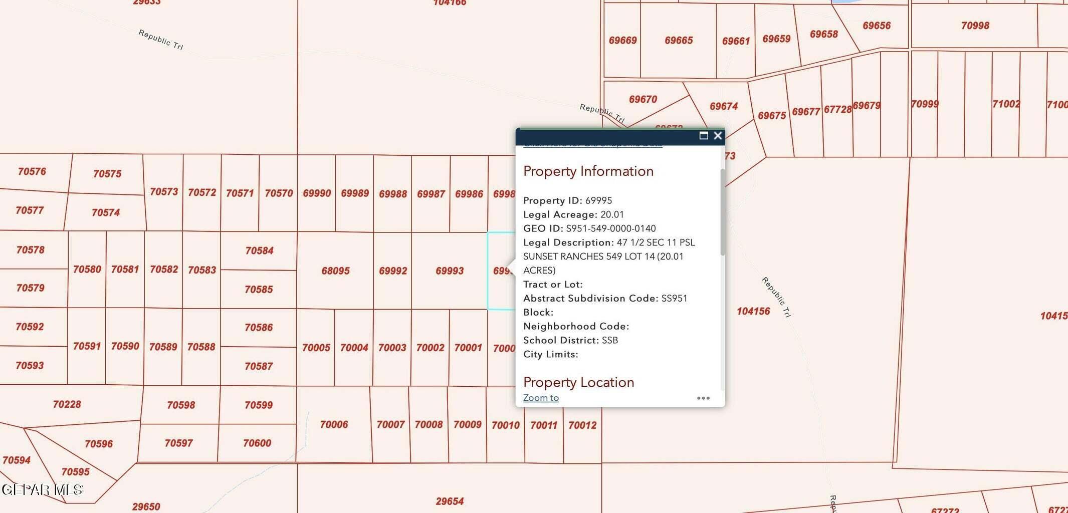 47 Sunset Ranches Sierra Blanca, TX 79851 - Photo 3 of 3 a picture of a bathroom
