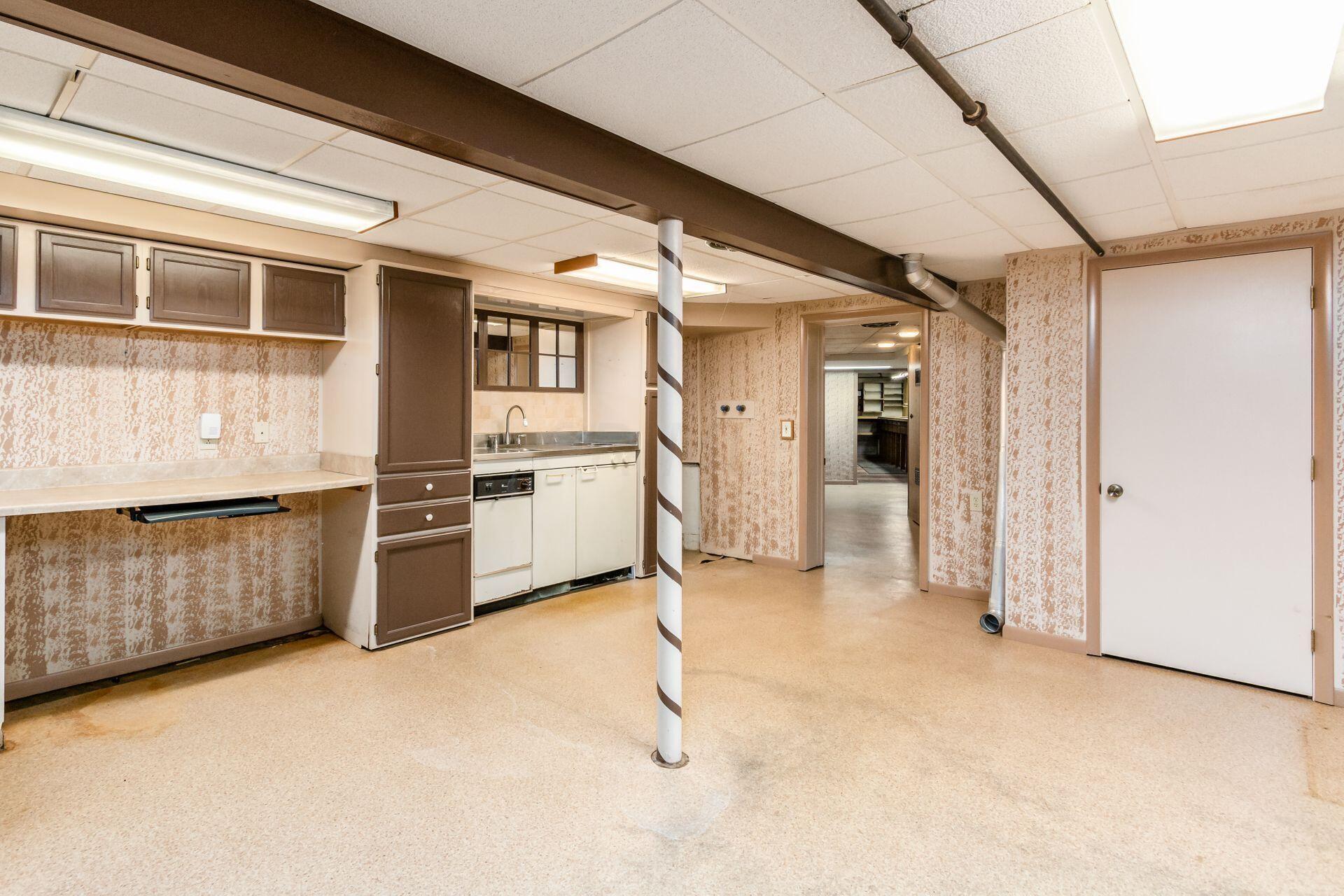 5901 Cooper Road Westerville, OH 43081 - Photo 36 of 46 Lower Level Laundry and 2nd Kitchen Area