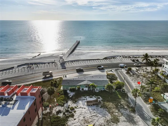 an aerial view of a balcony