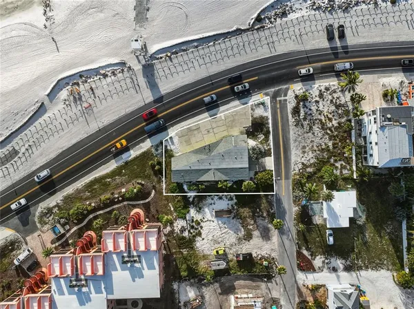 a view of street from the balcony