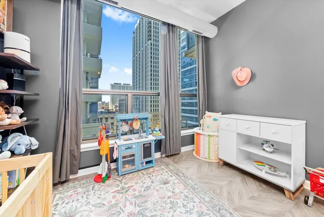 a room with storage and utility