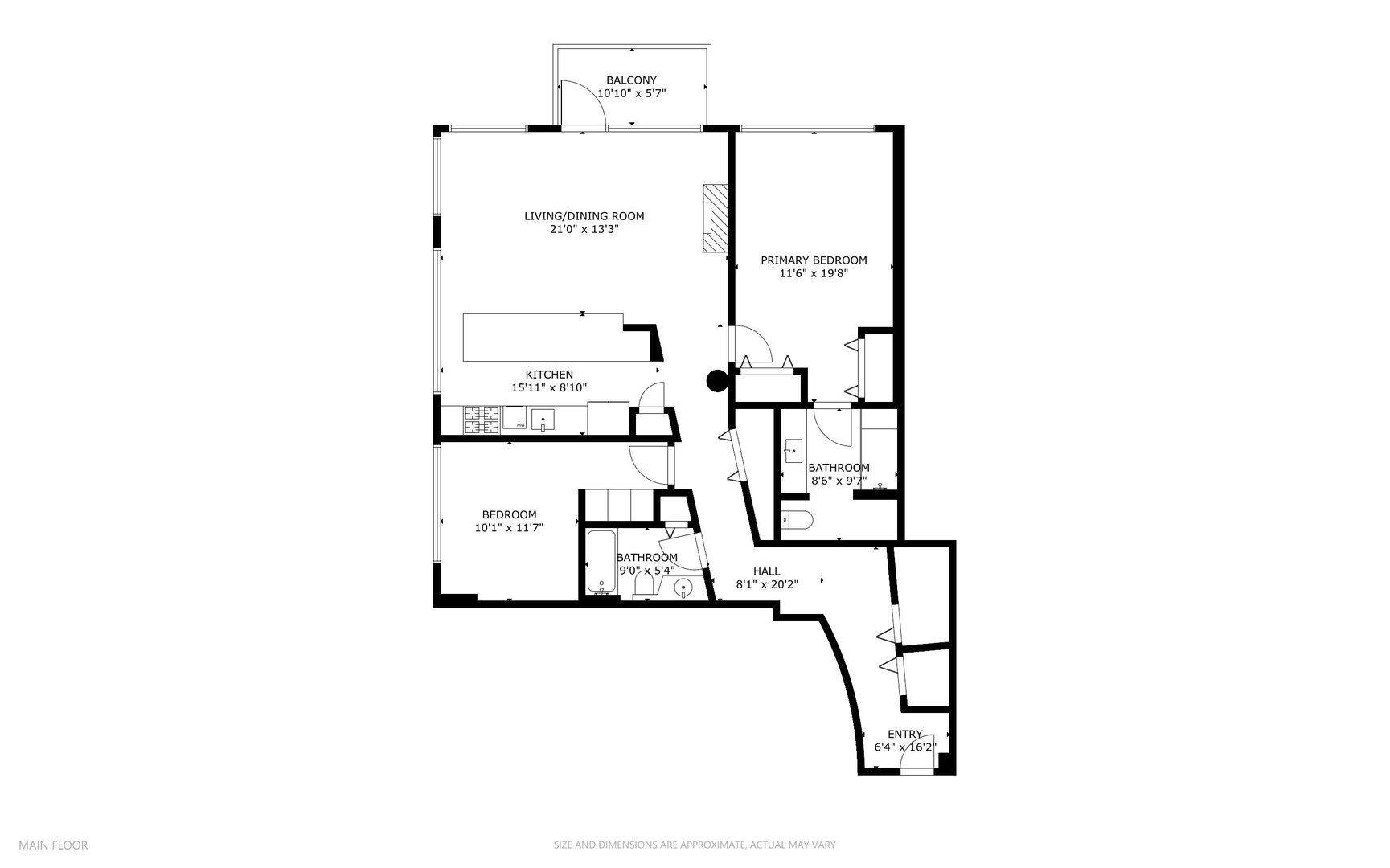 125 East 13th Street, Unit 601 Chicago, IL 60605 - Photo 25 of 25 a picture of a floor plan