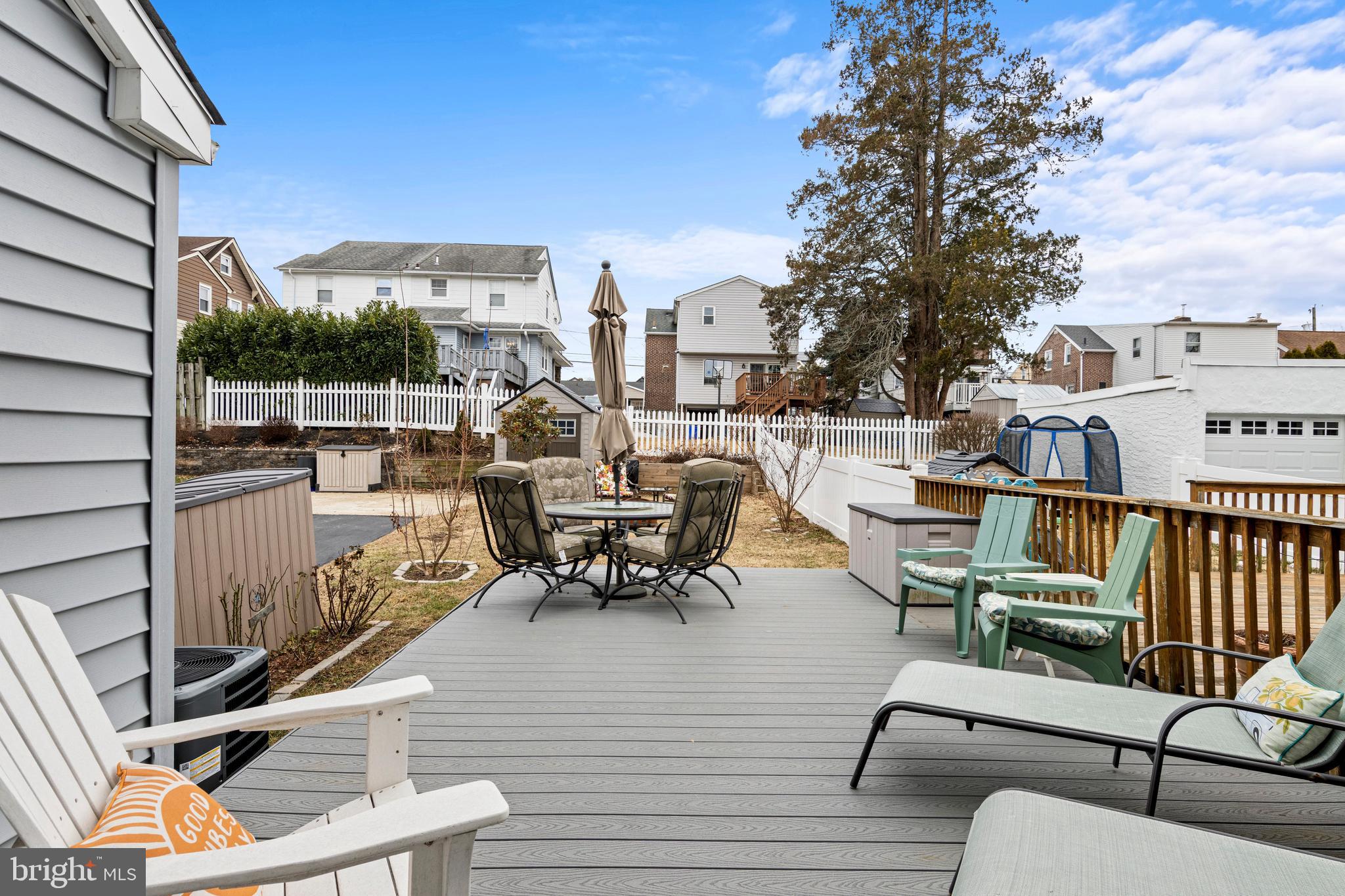 152 Woodbine Road Havertown, PA 19083 - Photo 21 of 36 Large Rear Deck