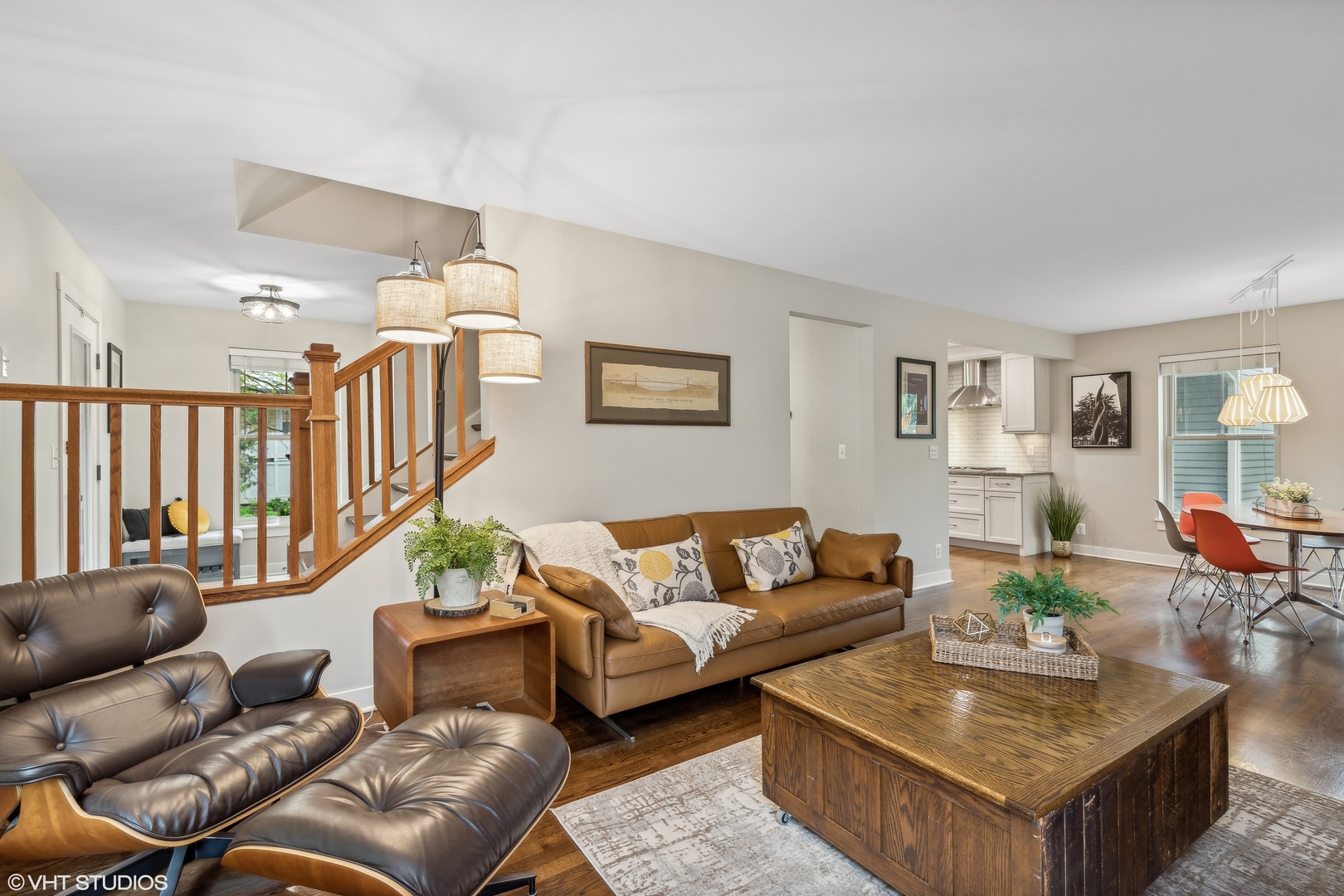 1007 Harris Road Grayslake, IL 60030 - Photo 7 of 32 a living room with furniture and a wooden floor