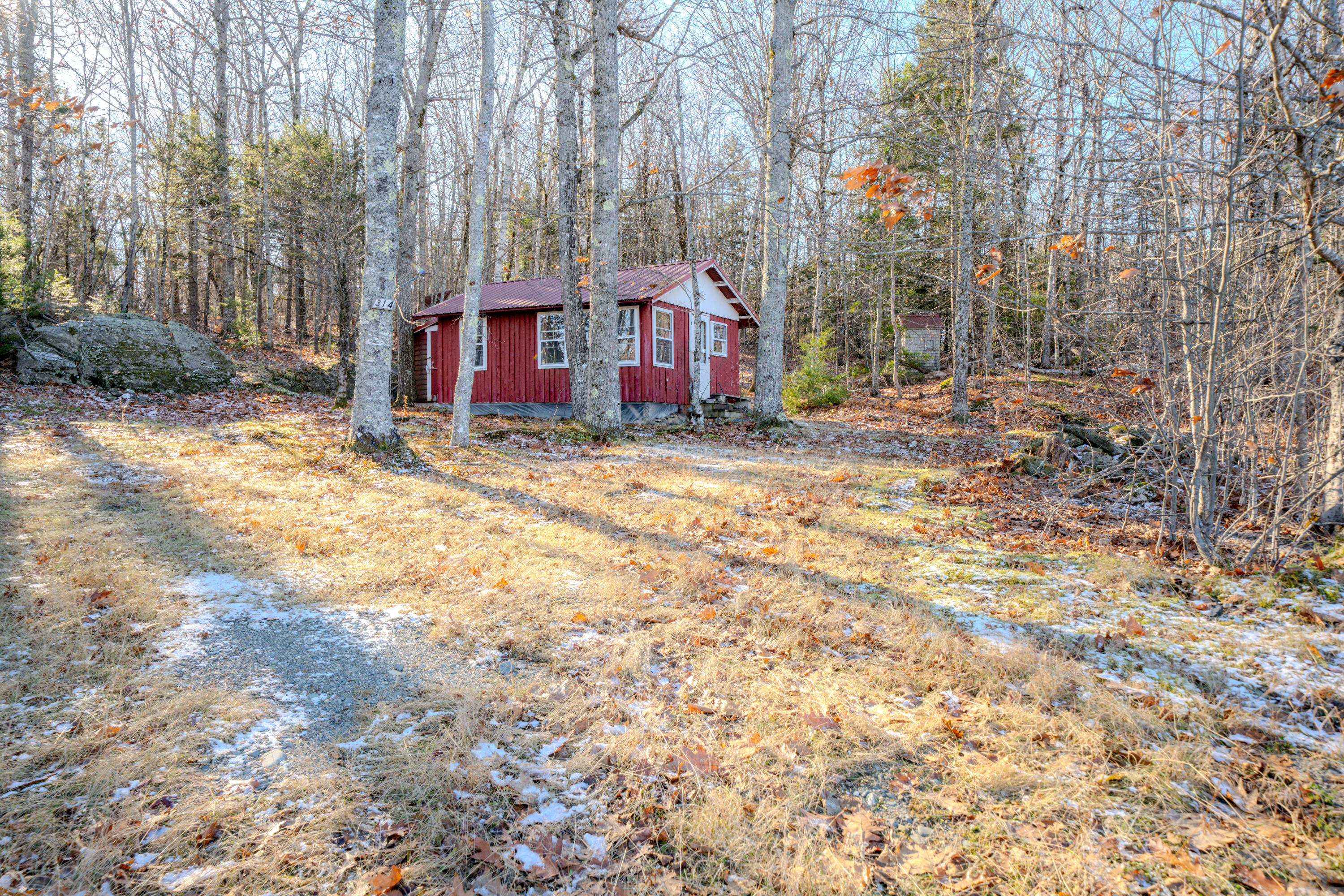 314 Frye Mountain Road Knox, ME 04986 - Photo 2 of 22 Camp Exterior