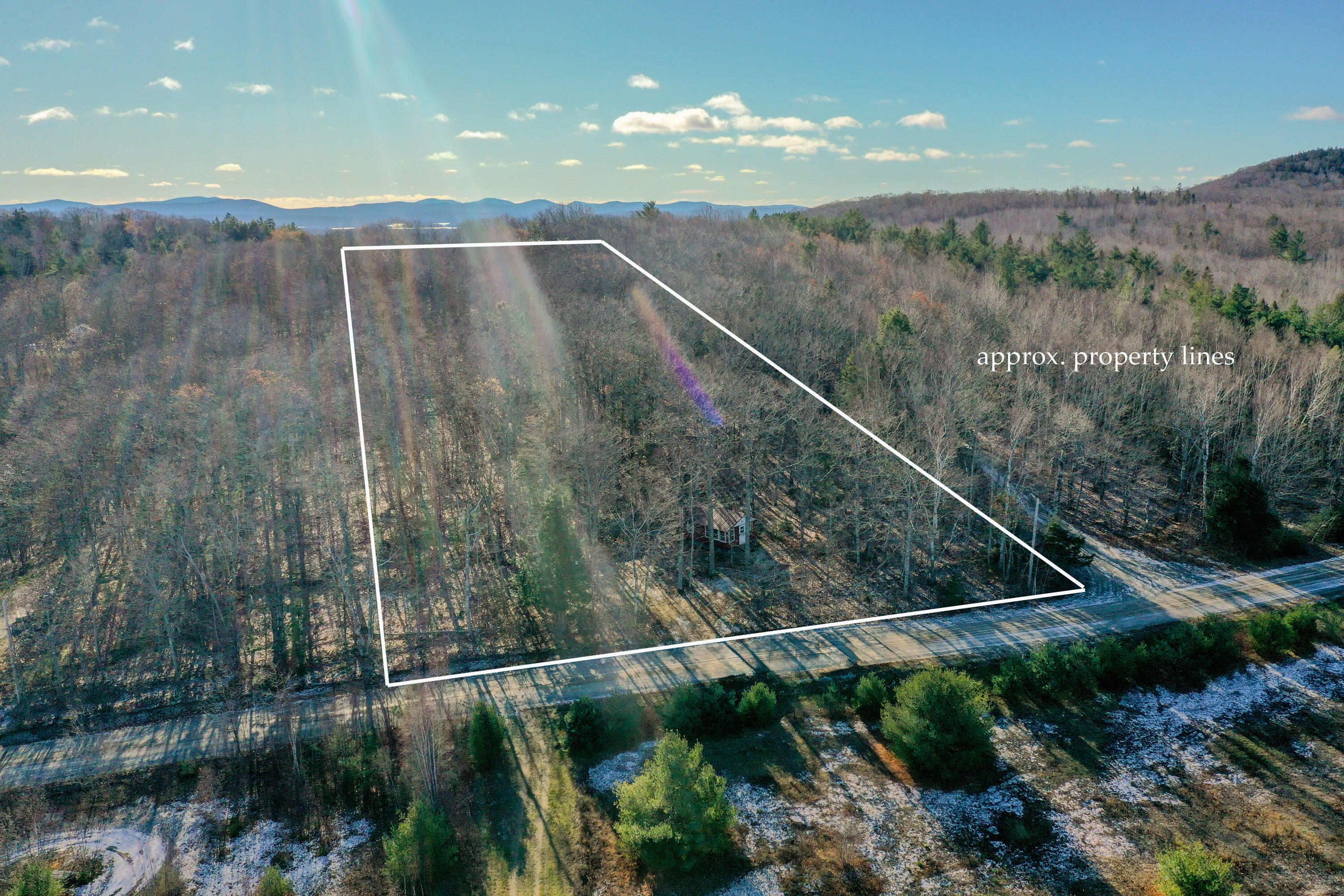 314 Frye Mountain Road Knox, ME 04986 - Photo 21 of 22 Aerial View - Approximate Boundary